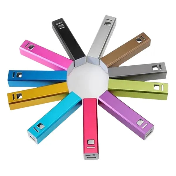 2600 mAh Portable Square Tube Power Bank