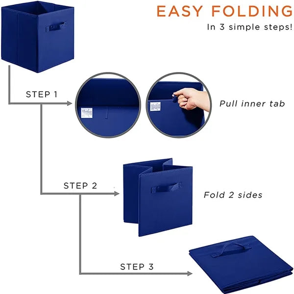 Foldable Storage Bin Organizer