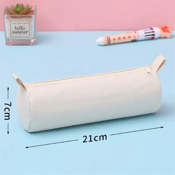 Stationery Portable Compact Simple Zipper Pencil Case