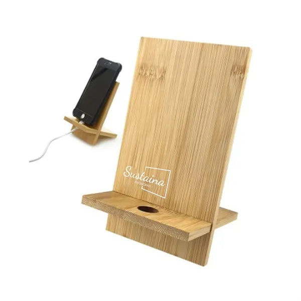 Adjustable Bamboo Cell Phone Holder