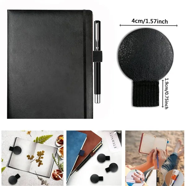 Leather Pen Loop Holder for Notebook