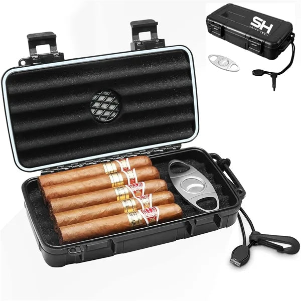 Travel Cigar Humidor Case
