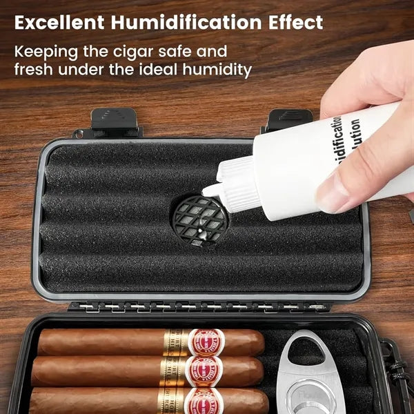 Travel Cigar Humidor Case