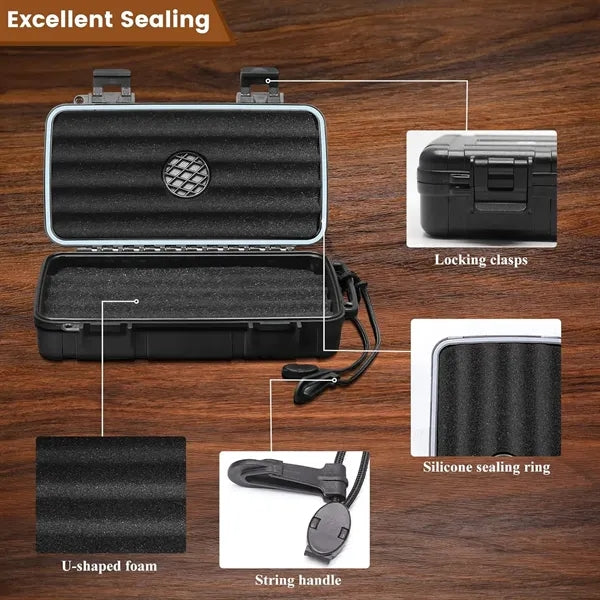 Travel Cigar Humidor Case