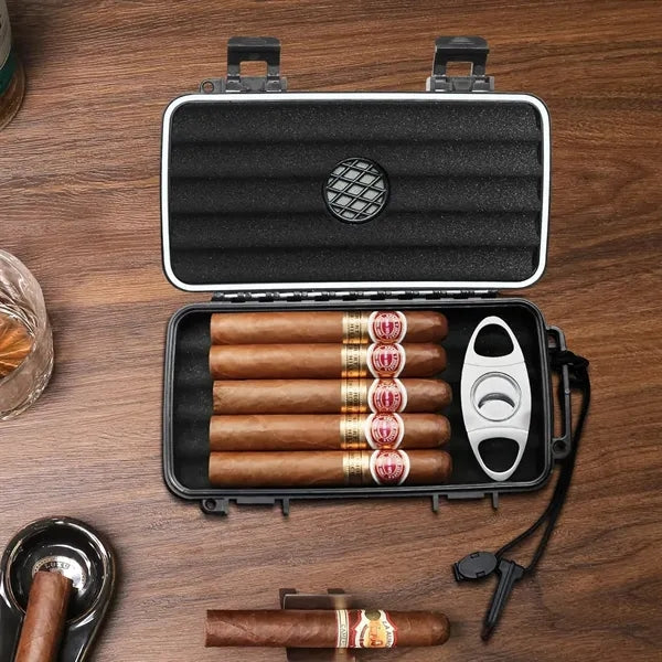 Travel Cigar Humidor Case