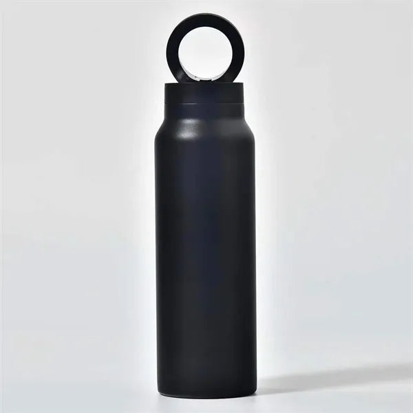 24 oz Vacuum Bottle with Straw Lid & Magnetic Phone Holder