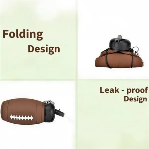 Silicone Folding Rugby Sports Kettle