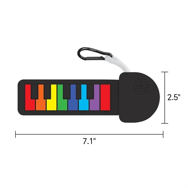 Micro Rainbow Piano Silicone Folding Hand-rolled