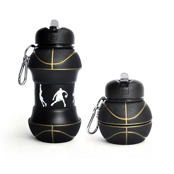 Kids' Collapsible Silicone Ball Shaped Water Bottle