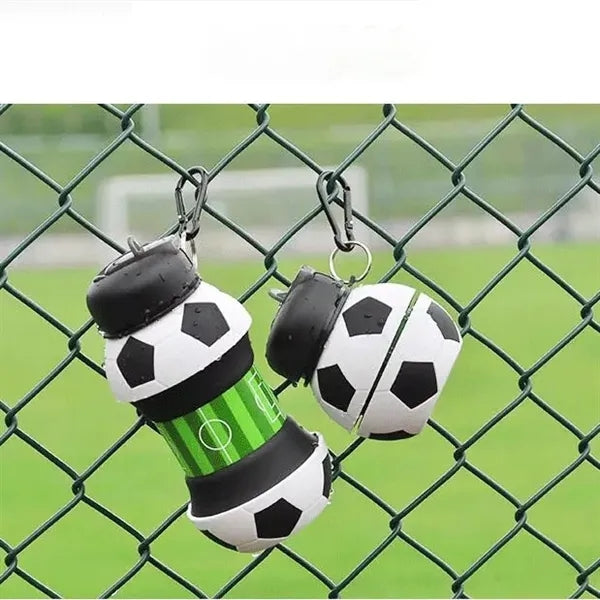 Kids' Collapsible Silicone Ball Shaped Water Bottle