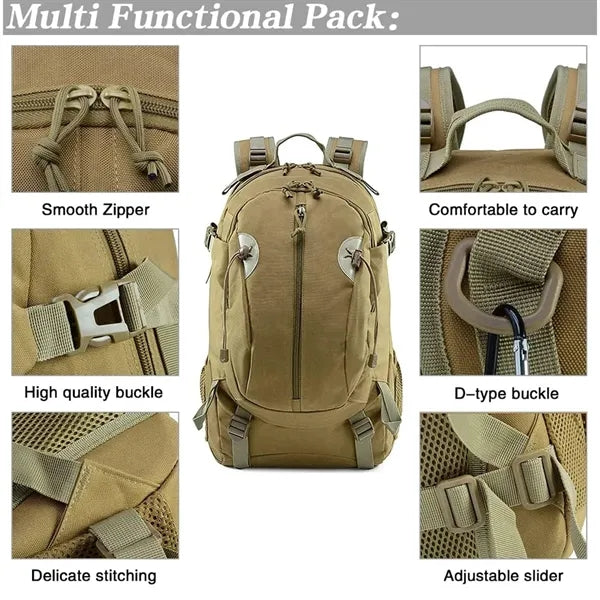 Tactical Motorcycle Backpack For Men Military 30L