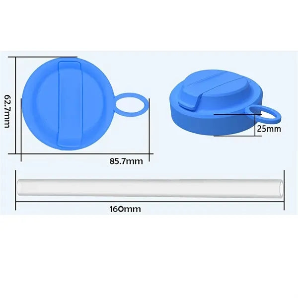 Silicone Soda Can Lids With Straw