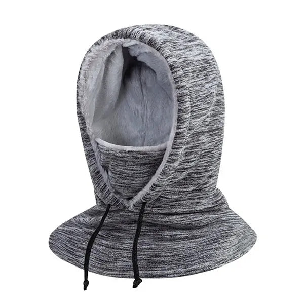 Windproof Polyester Neck Warmer Hat w/ Face Cover