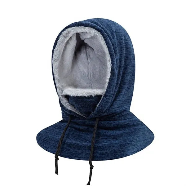Windproof Polyester Neck Warmer Hat w/ Face Cover
