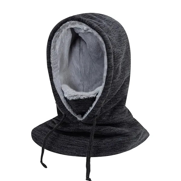 Windproof Polyester Neck Warmer Hat w/ Face Cover
