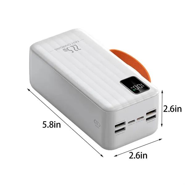 50000mAh Portable Fast Charging Power Bank w/ Built in Cable