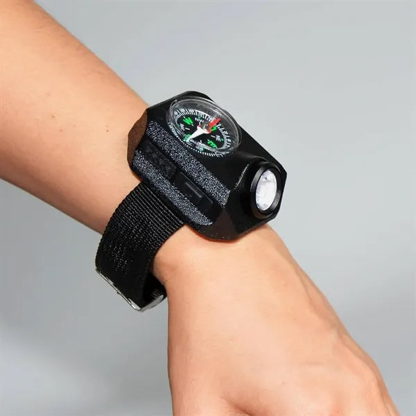 Rechargeable Adjustable Wrist Light w/ Compass