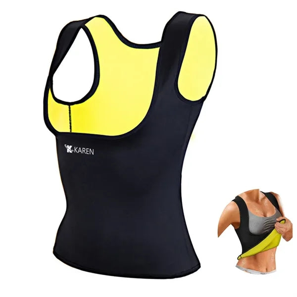 Women's Neoprene Slimming Tank Top for Workout