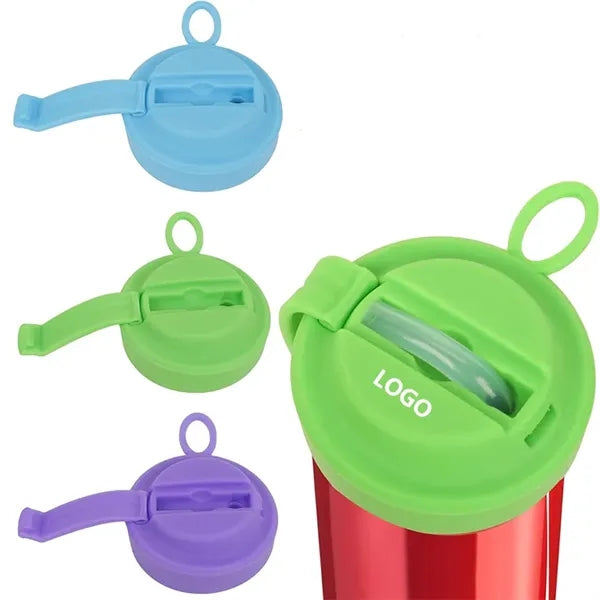 Silicone Soda Can Lids with Straw
