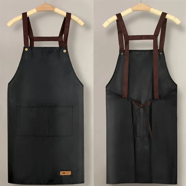 Pocketed Cotton Apron, Adjustable, Daily Use