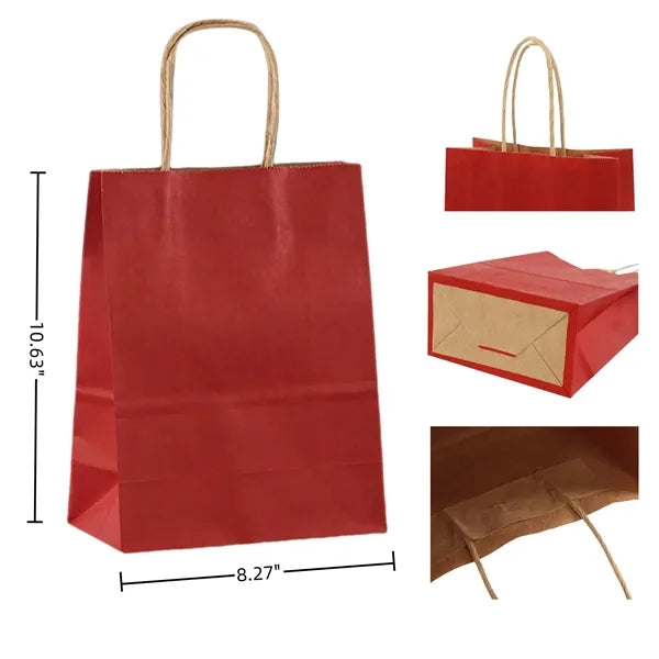 Kraft Paper Shopping Bags, Eco - Friendly, Retail Promo