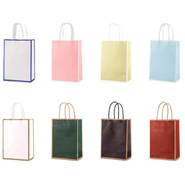 Kraft Paper Shopping Bags, Eco - Friendly, Retail Promo