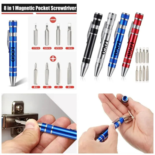 Multitool Handy Tool 8 in 1 Magnetic Pocket Pen Screwdriver
