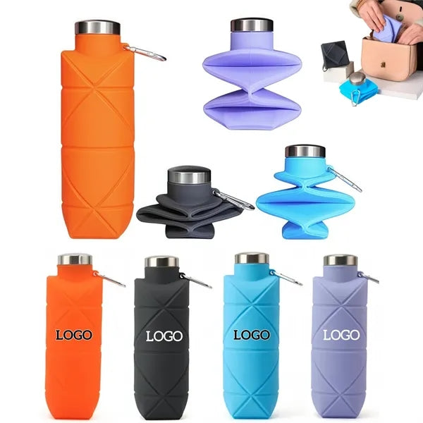 23oz Eco-Friendly Collapsible Water Bottle