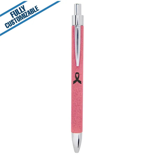 Engraved Leatherette Pen - Fully Customizable
