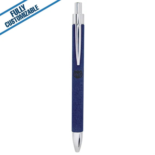 Engraved Leatherette Pen - Fully Customizable
