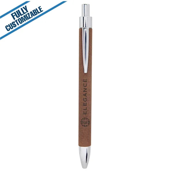 Engraved Leatherette Pen - Fully Customizable