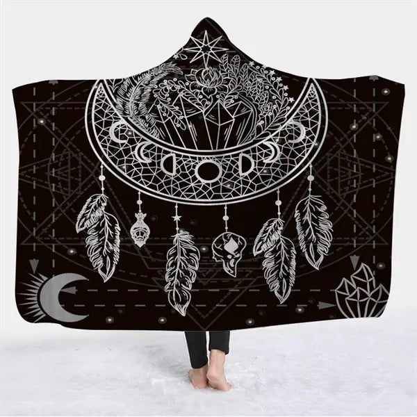 Sherpa Crystal Hooded Blanket for Adults/Kids