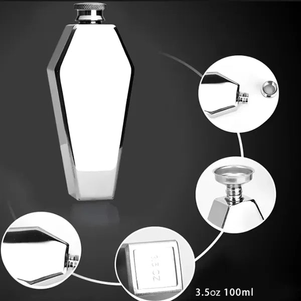 3.5 Oz Mini Hip Flask