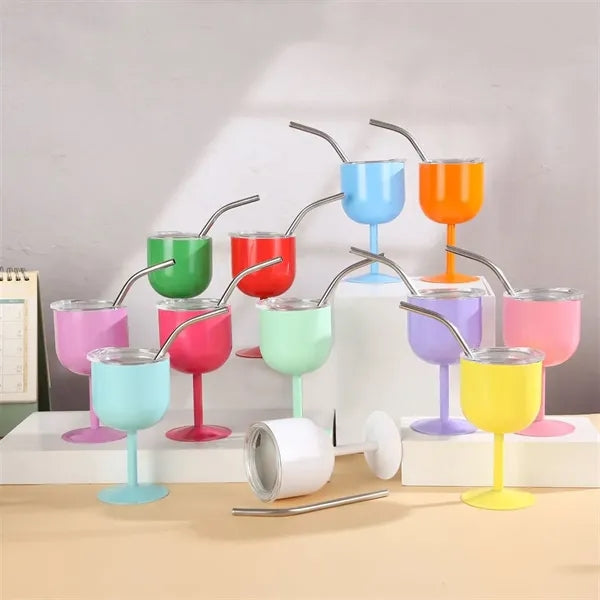 4 oz Mini Tumbler Shot Glass with Lids and Straw