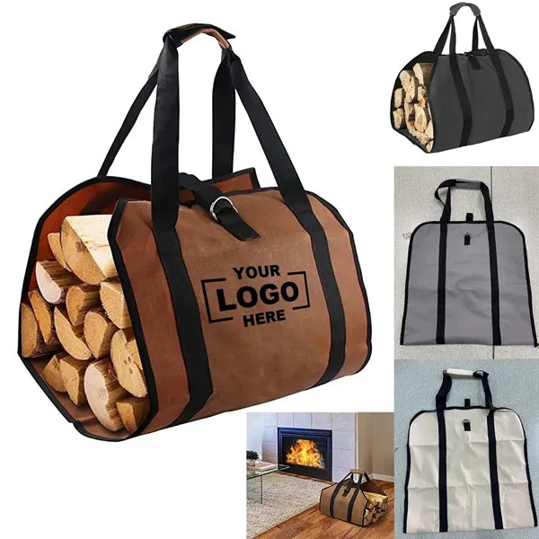 Canvas Durable Firewood Bags