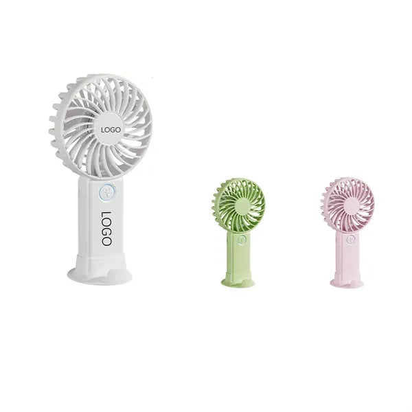 Portable Handheld Fan With Cell Phone Stand