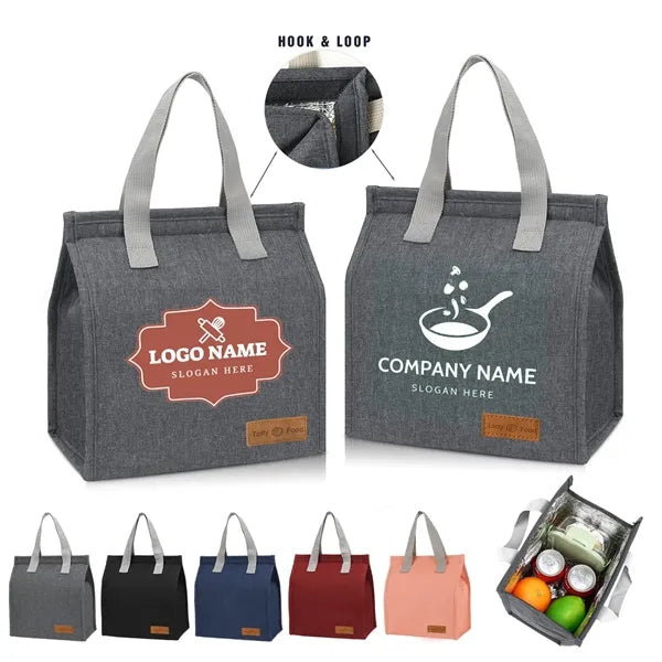 300D Cationic Oxford Cooler Bag with Hook and Loop Closure