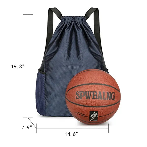 Sports Waterproof Drawstring Backpack with Adjustable Strap