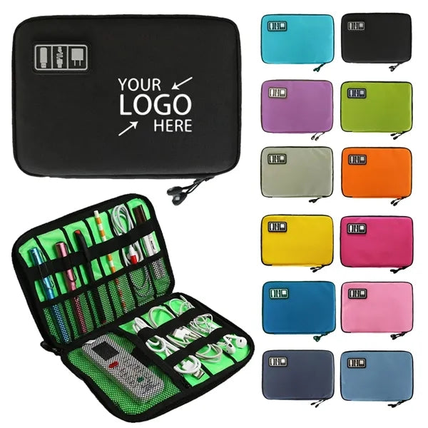 Travel Custom Portable Waterproof Cable Organizer Bag