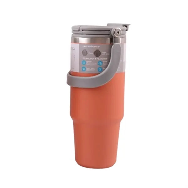 30oz Stainless Steel Vacuum Insulated Tumbler w/ Handle