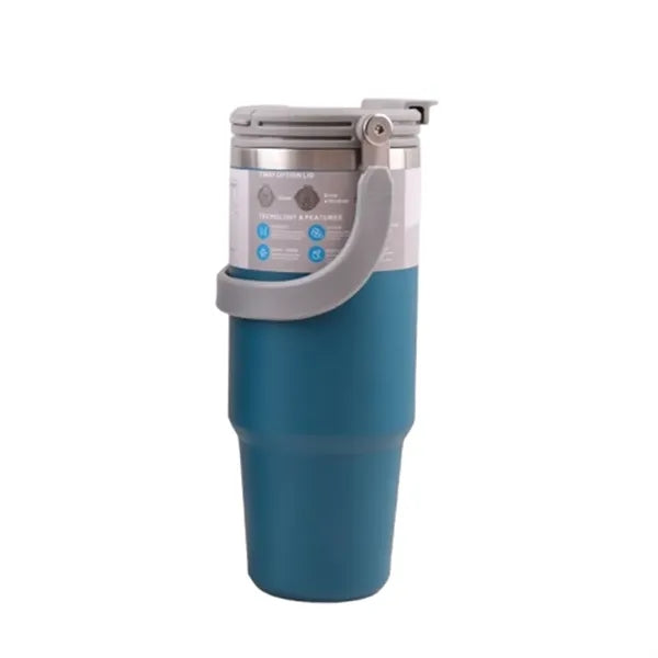 30oz Stainless Steel Vacuum Insulated Tumbler w/ Handle