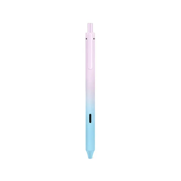 Retractable Gel Pen w/ Gradient Color Barrel for Office
