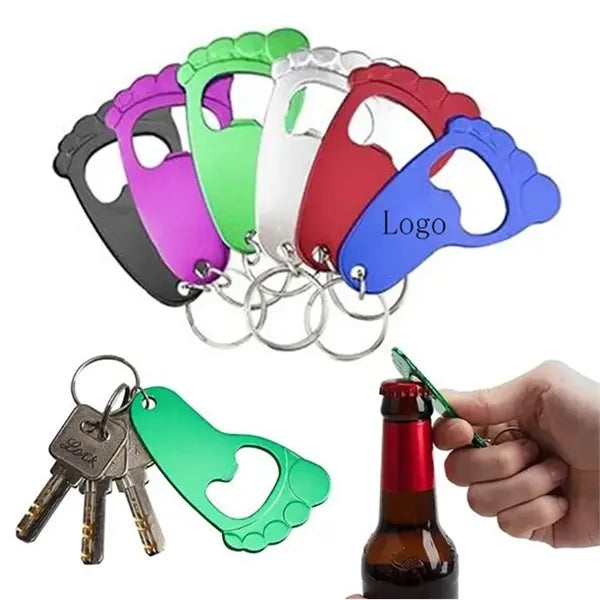 Foot Shaped Bottle Opener Key Holder