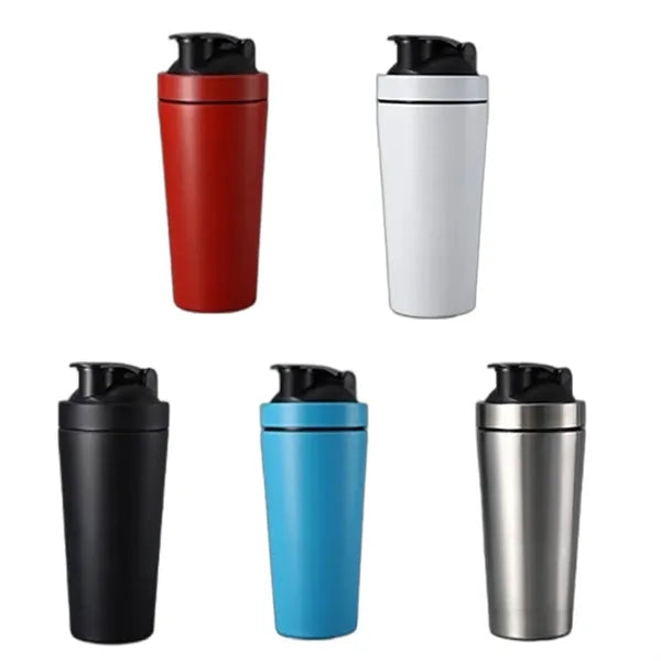 30 Oz Stainless Steel Protein Shaker Bottle With Blender