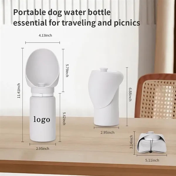 19oz Portable Travel Pet Foldable Water Bottle