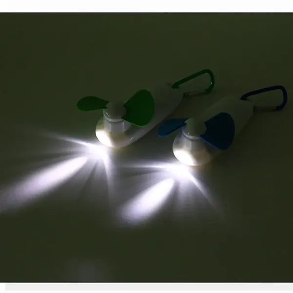Mini portable Fan With Led Light