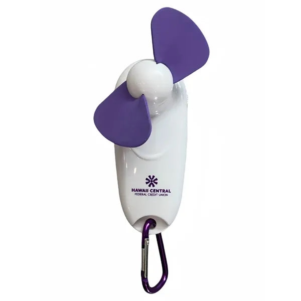Mini portable Fan With Led Light