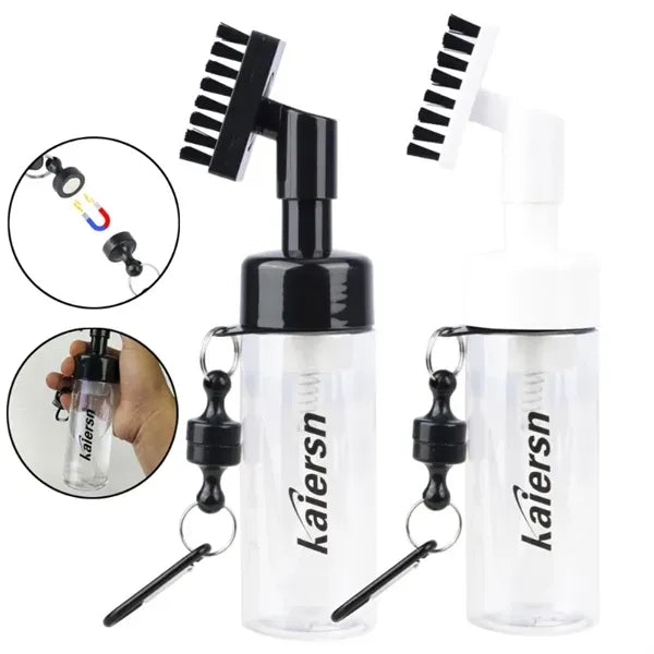 Magnetic Golf Club Cleaning Brush with Water Bottle