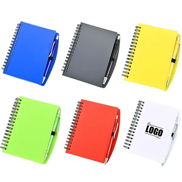 A6 Spiral Notebook with Pen Set