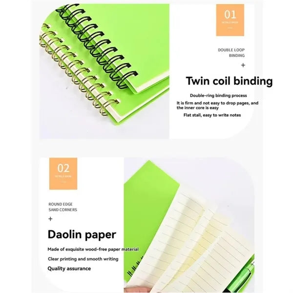 A6 Spiral Notebook with Pen Set